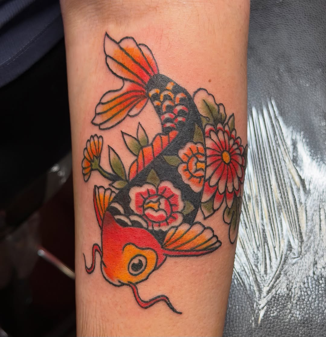 Tattoo by @skeeter_tattss — japanese_irezumi, american_traditional