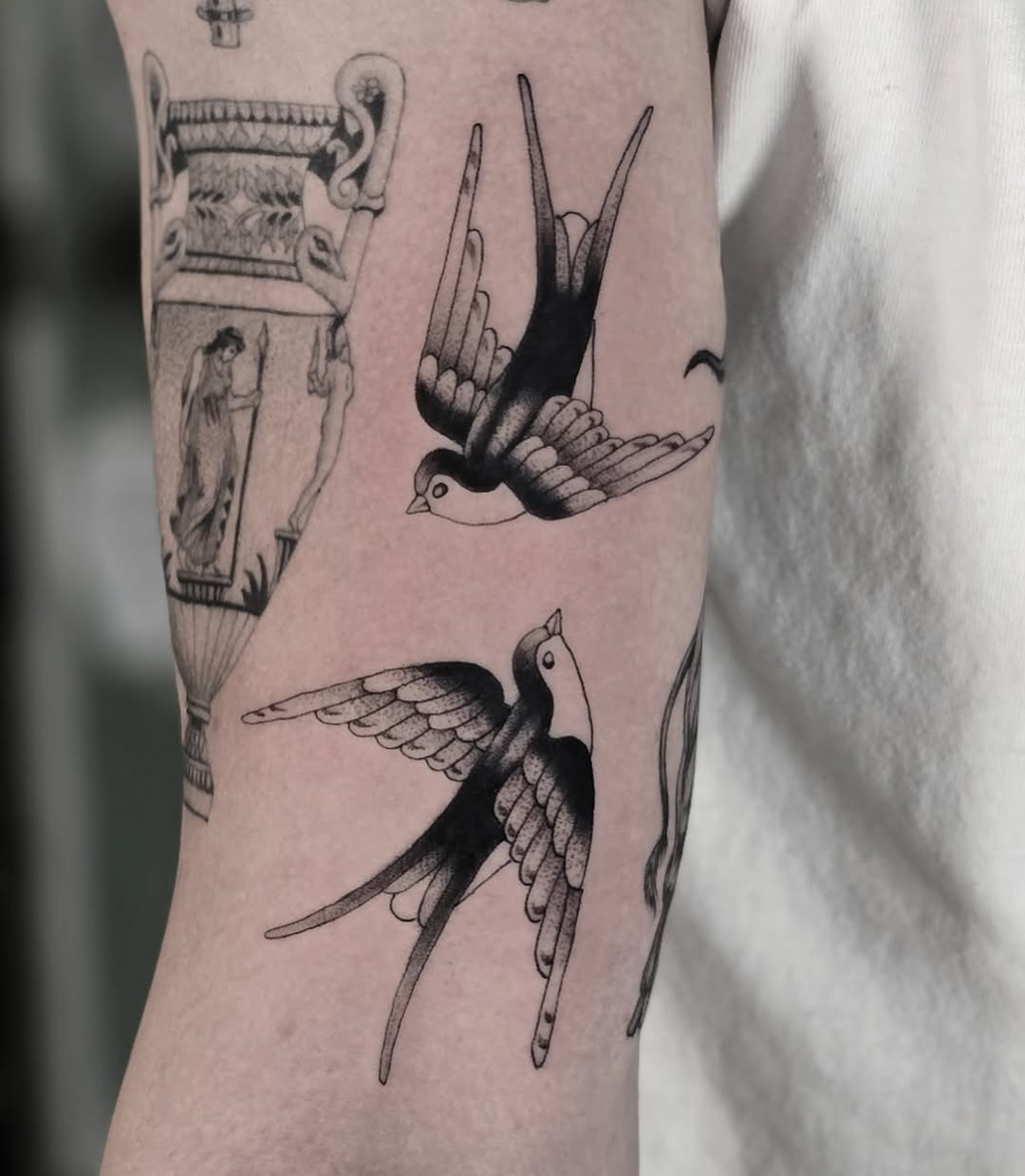 Tattoo by @aarondor — american_traditional, illustrative
