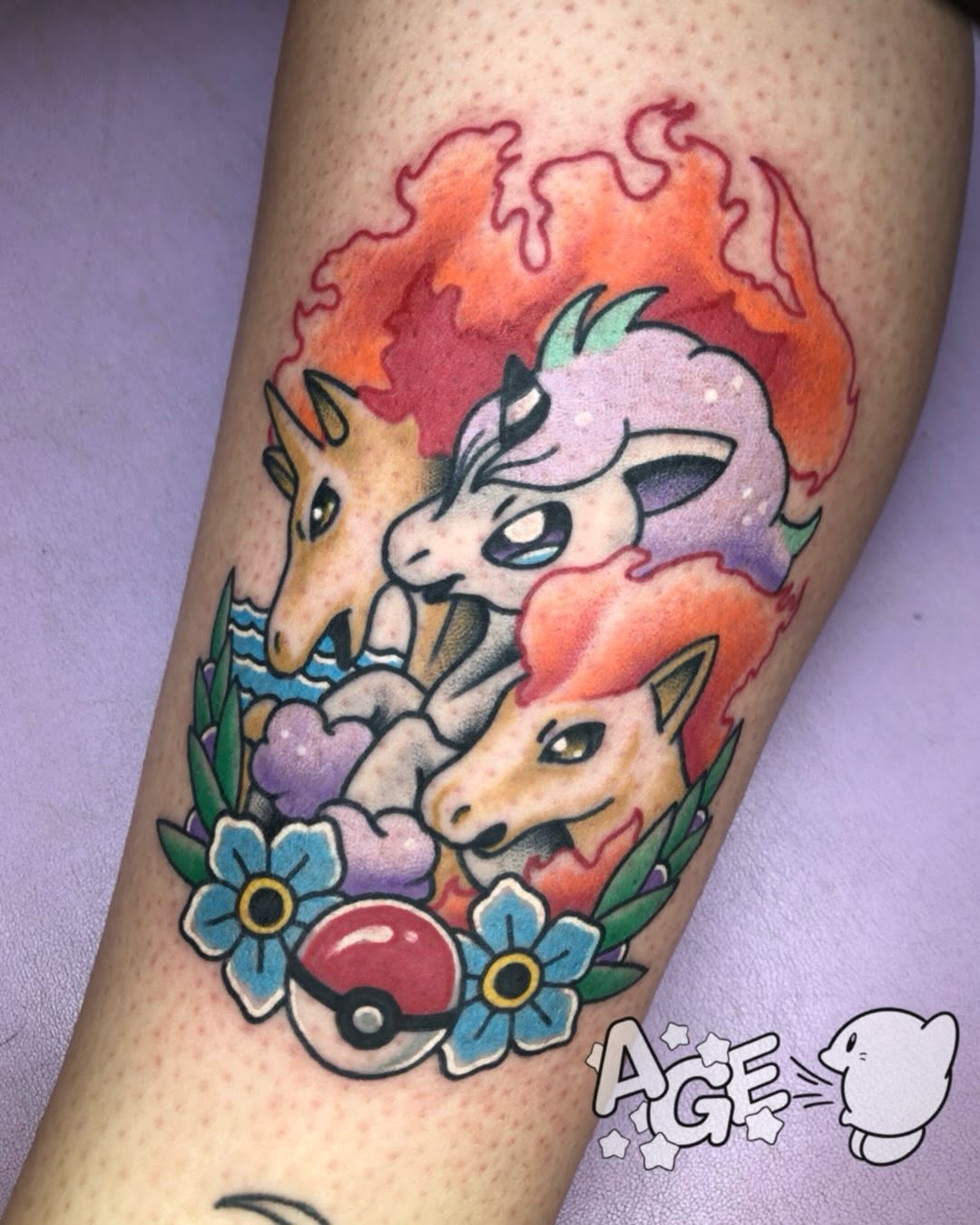 Tattoo by @agedragotattoo — new_school, anime