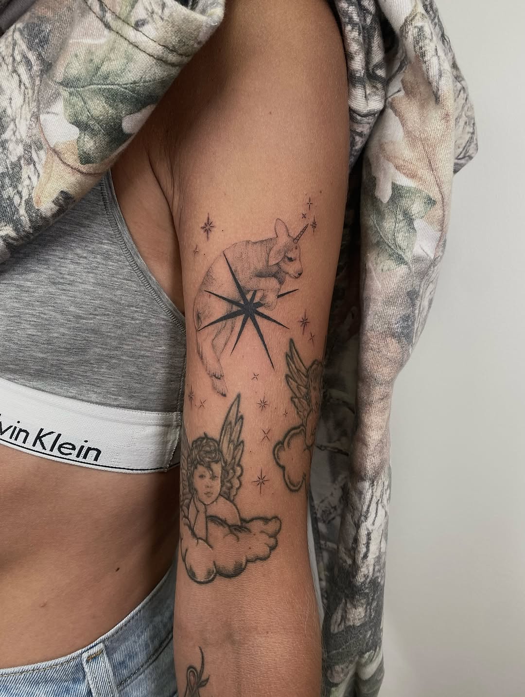 Tattoo by @alexaviolet.ink — fine_line, black_and_grey