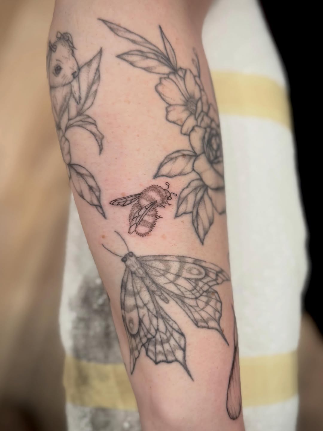 Tattoo by @scurvy_dan — black_and_grey