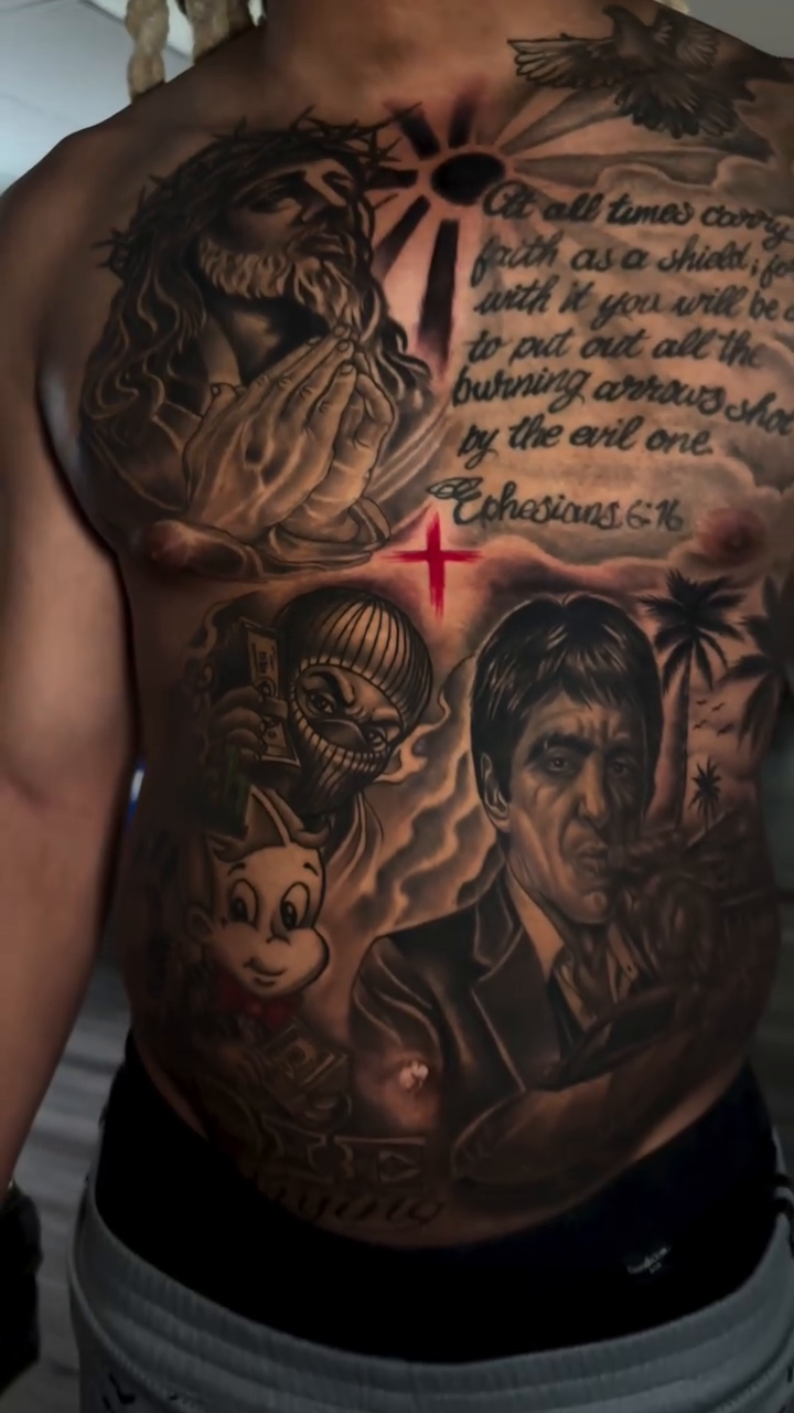 Tattoo by @iamricoinkk — realism, black_and_grey