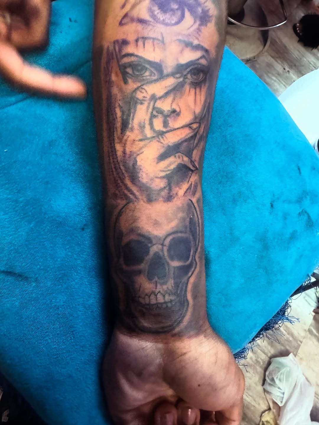 Tattoo by @fadeicewood β black_and_grey, realism