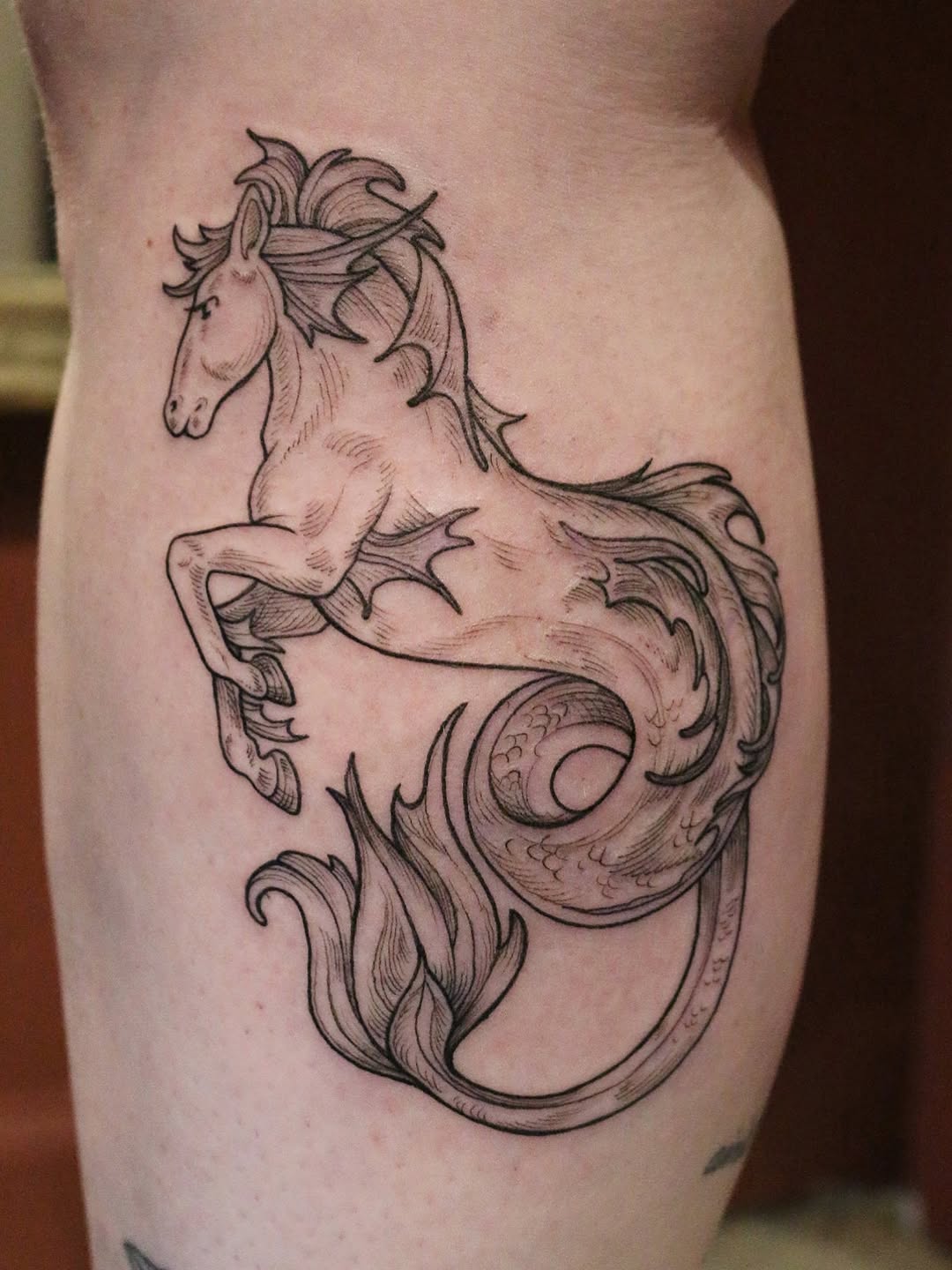 Tattoo by @summerbee_tattoo — black_and_grey, illustrative