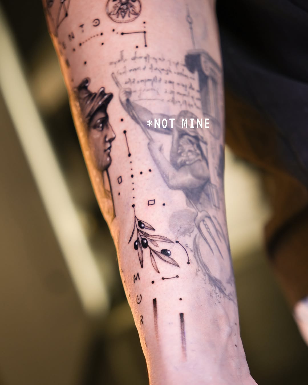 Tattoo by @aleki_blue — illustrative, black_and_grey