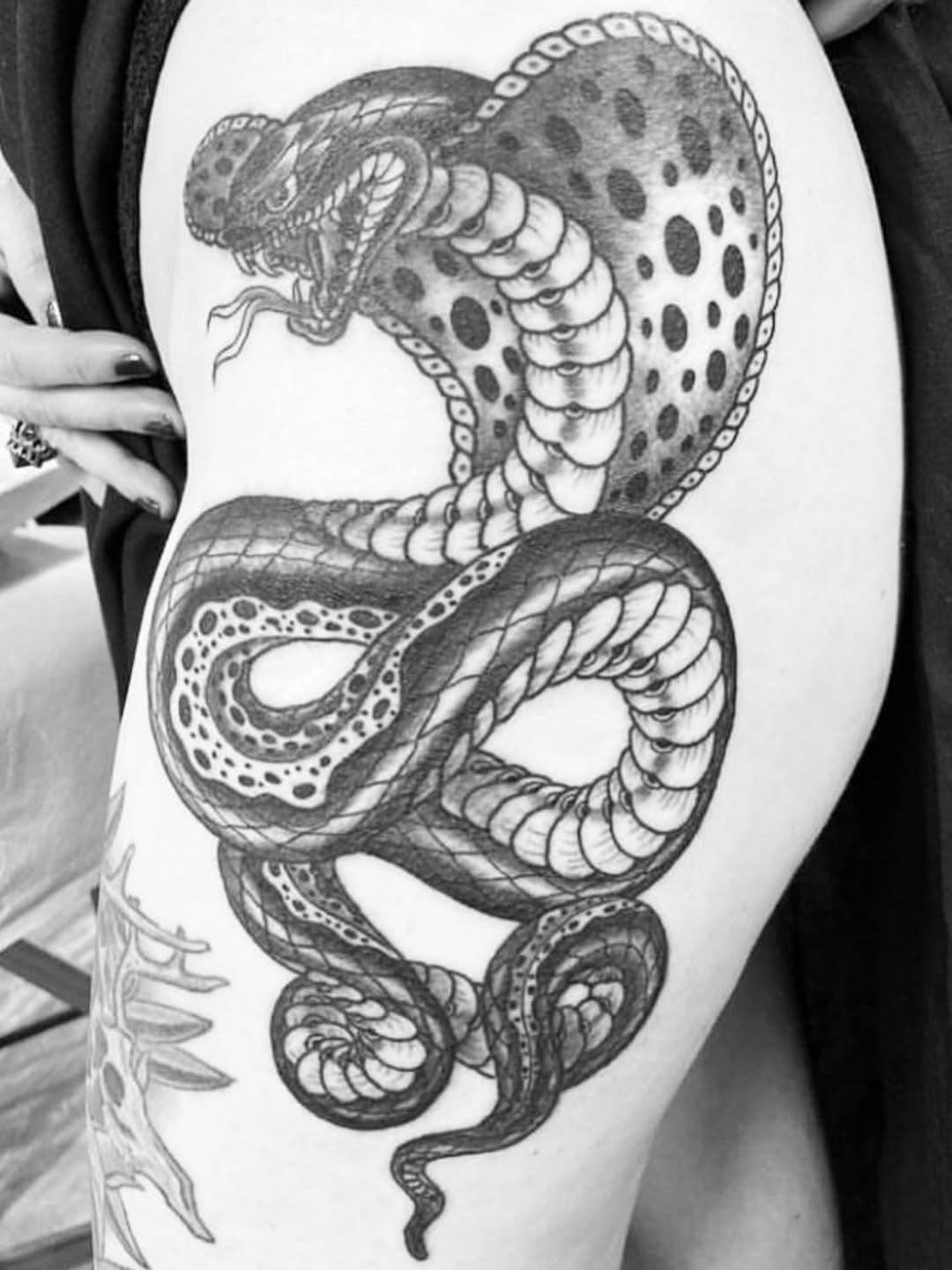 Tattoo by @chiefchadula — black_and_grey, neo_traditional