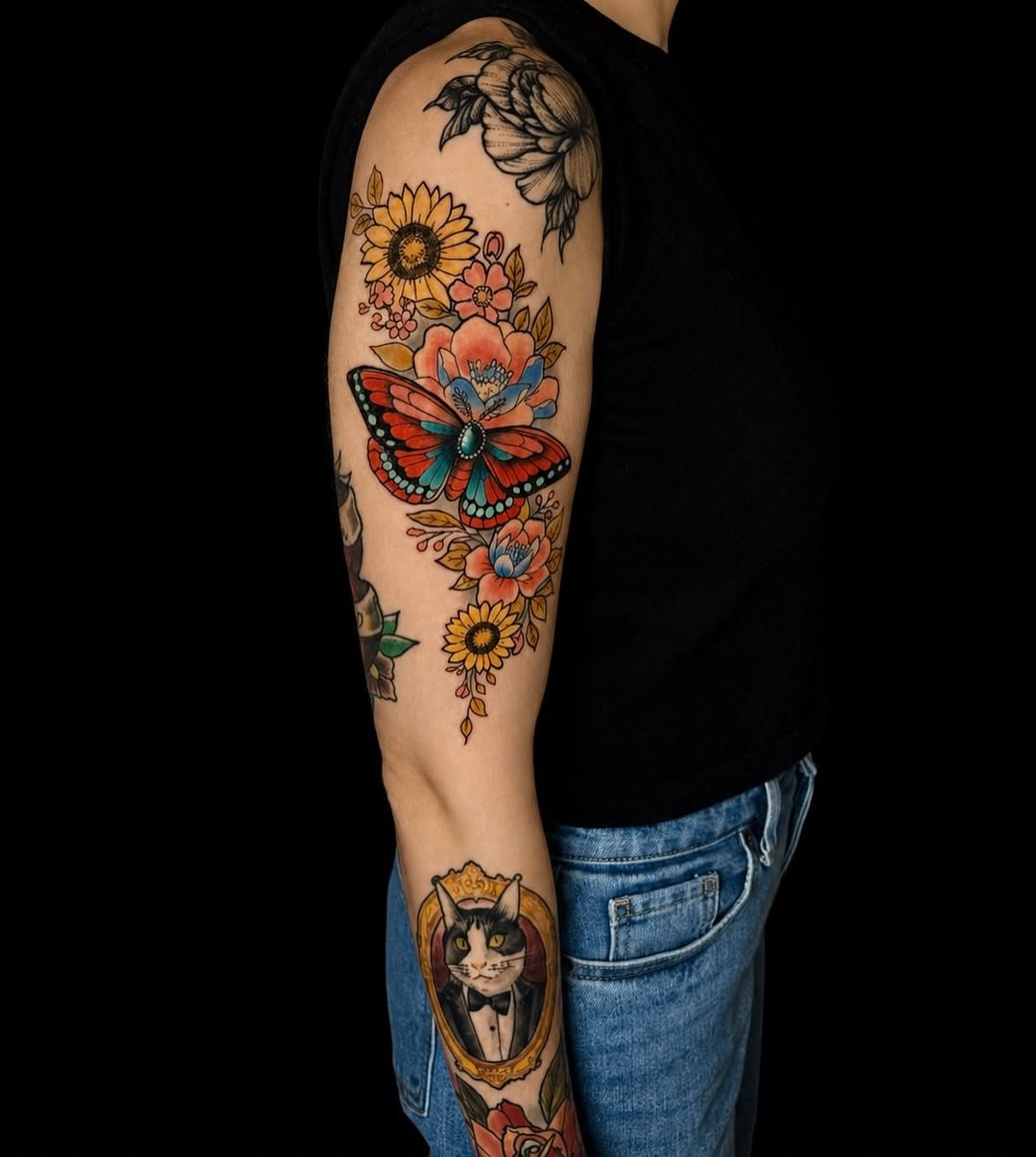Tattoo by @joshmoontattoos — neo_traditional, fine_line