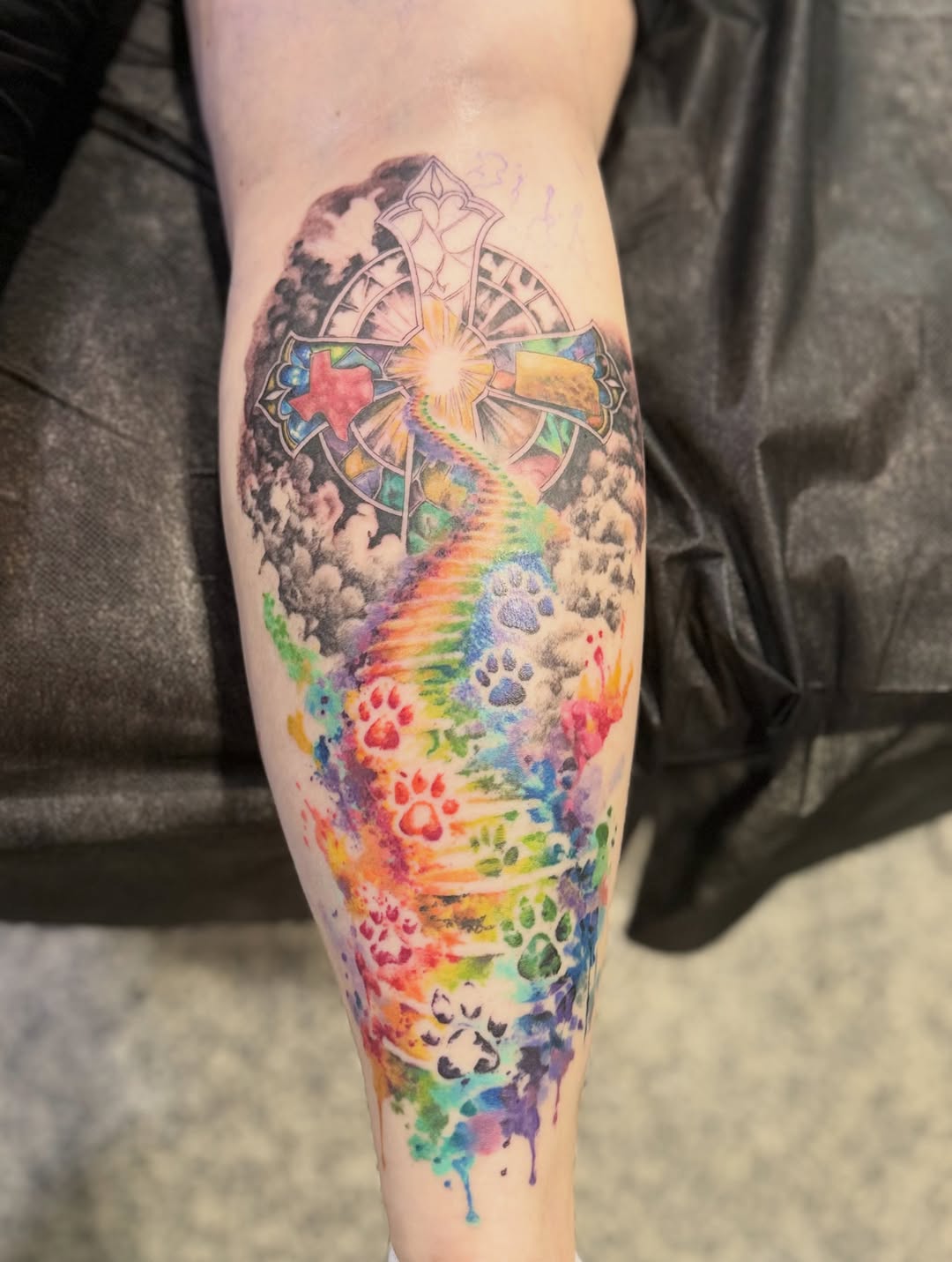 Tattoo by @dragonflytattoostudio — watercolor, realism