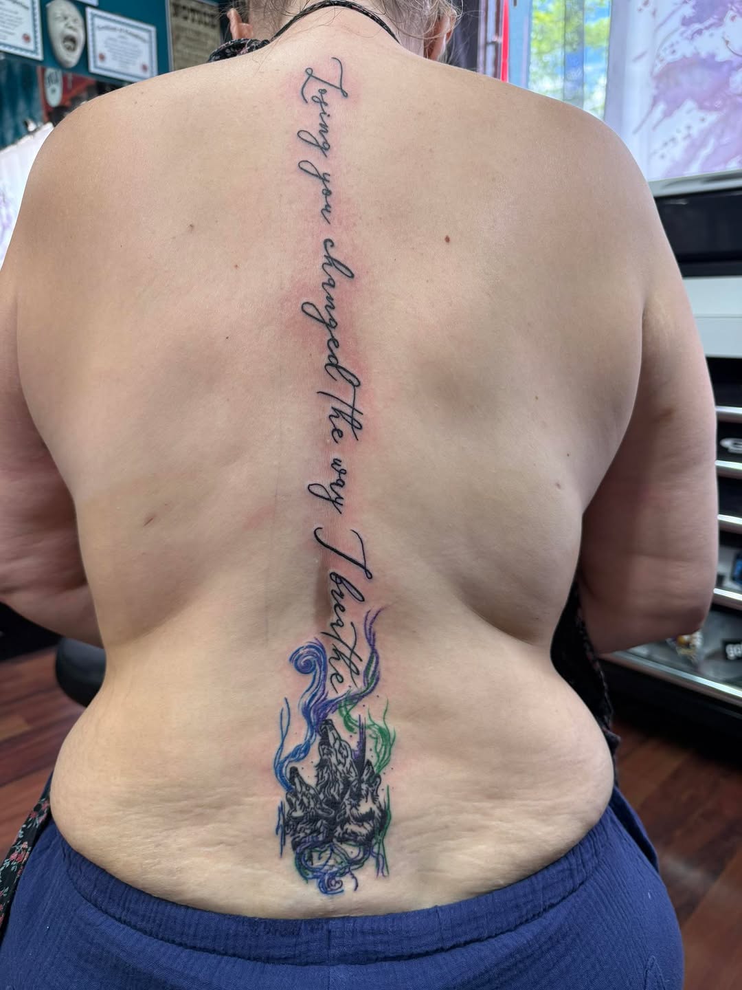 Tattoo by @lady_raven_tattoo — lettering_script