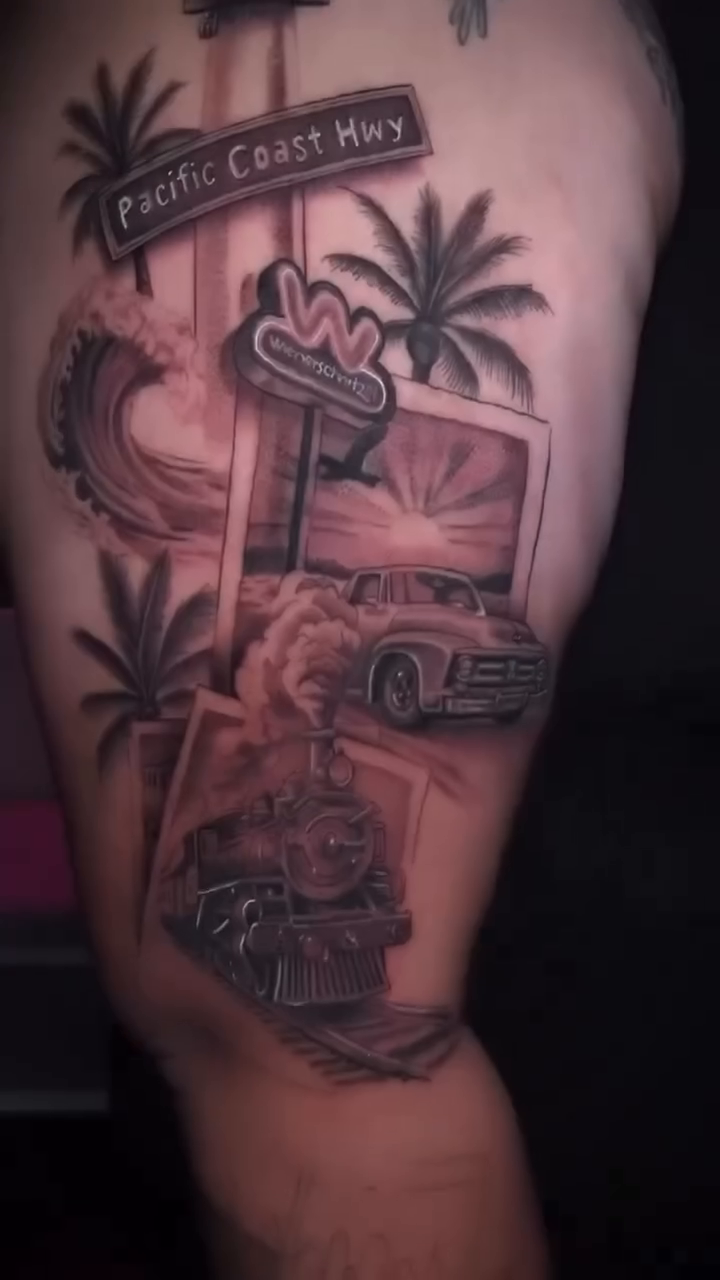 Tattoo by @chatos_tinta — black_and_grey