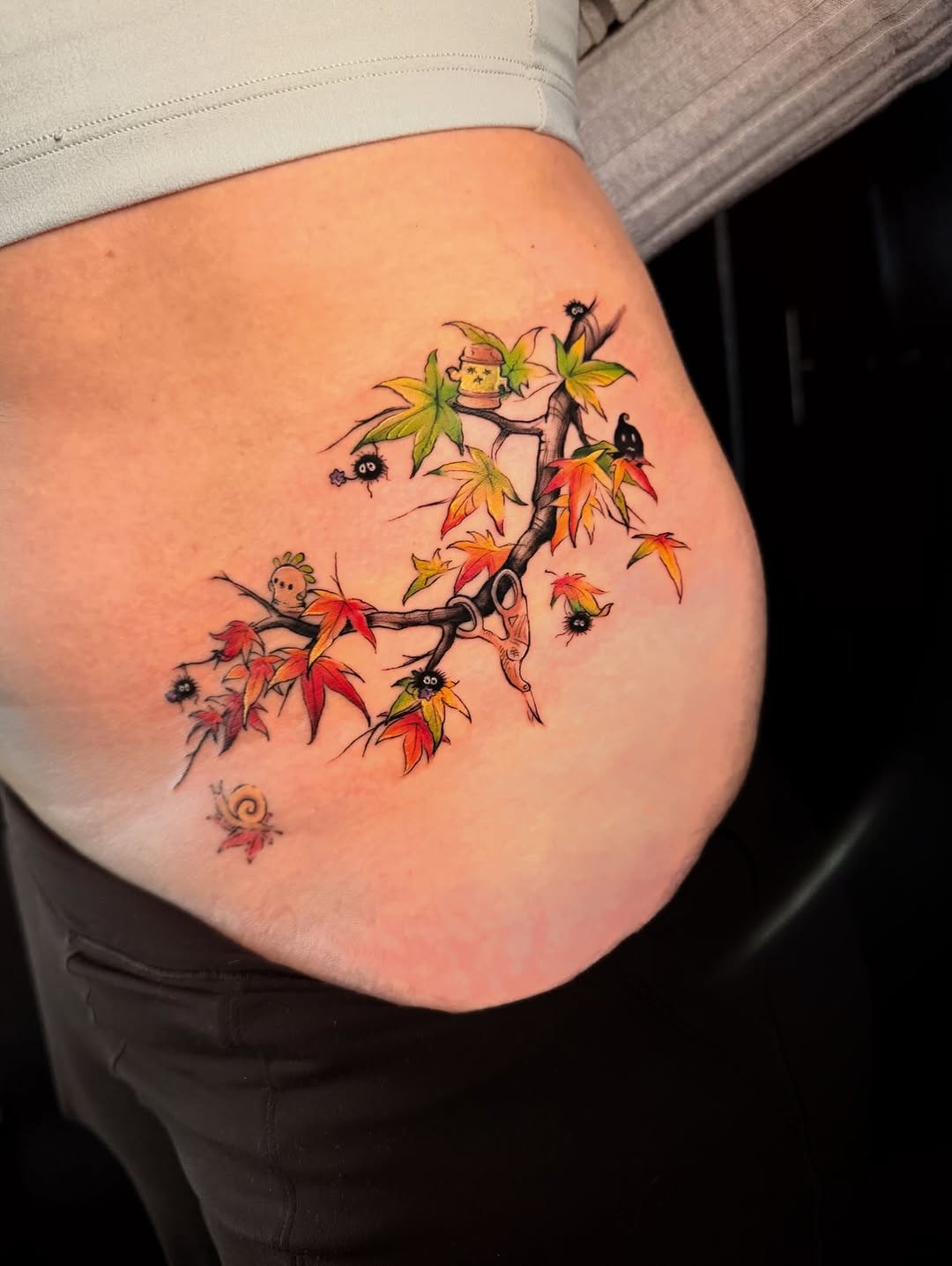 Tattoo by @tattoome_violet โ anime