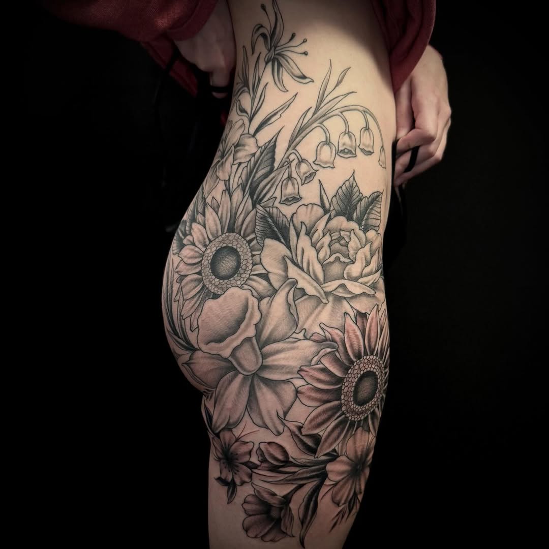 Tattoo by @troymorttattooer — black_and_grey