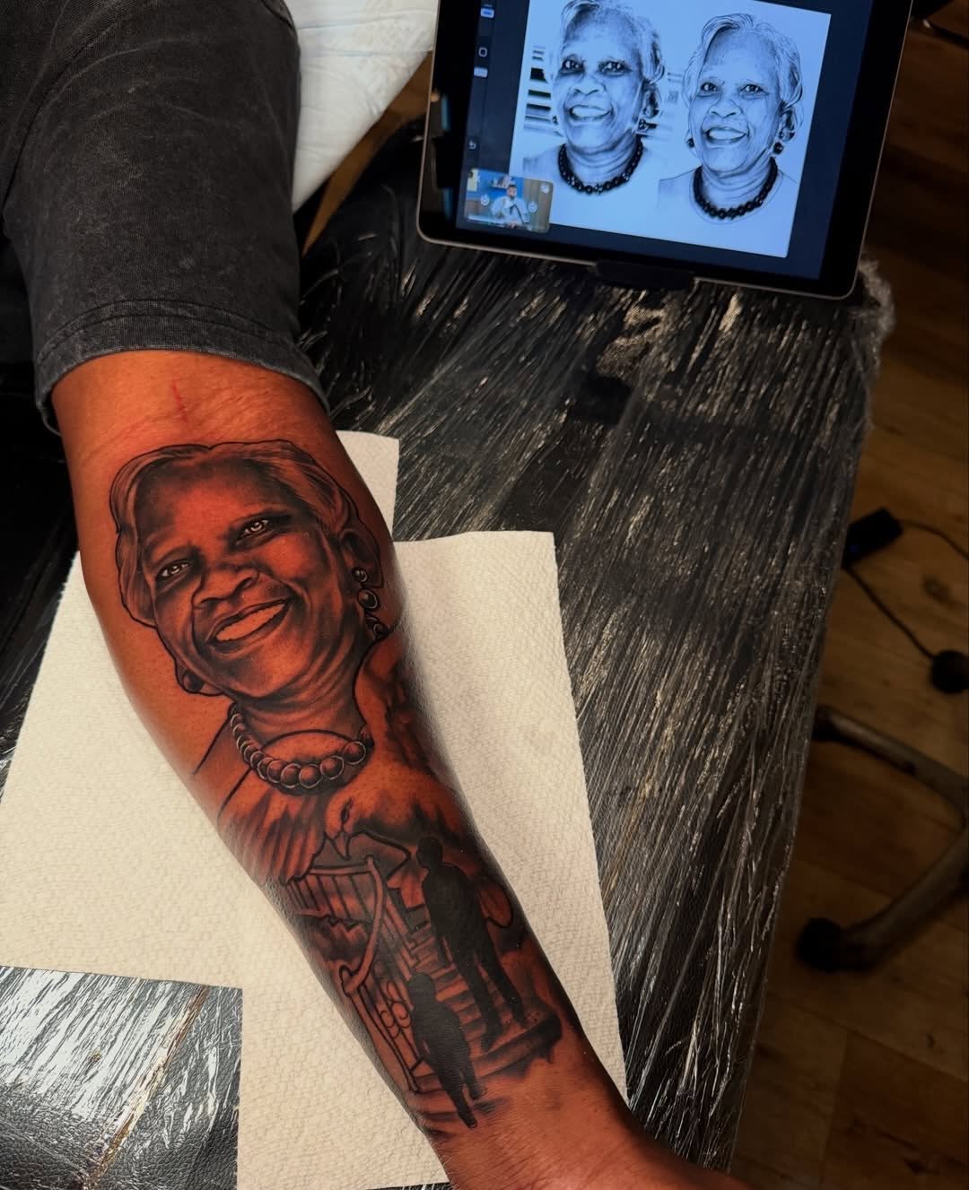 Tattoo by @tjstattoogallery — realism, black_and_grey