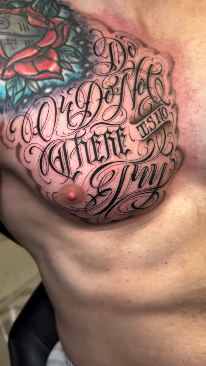 Tattoo by @scriptinator — lettering_script