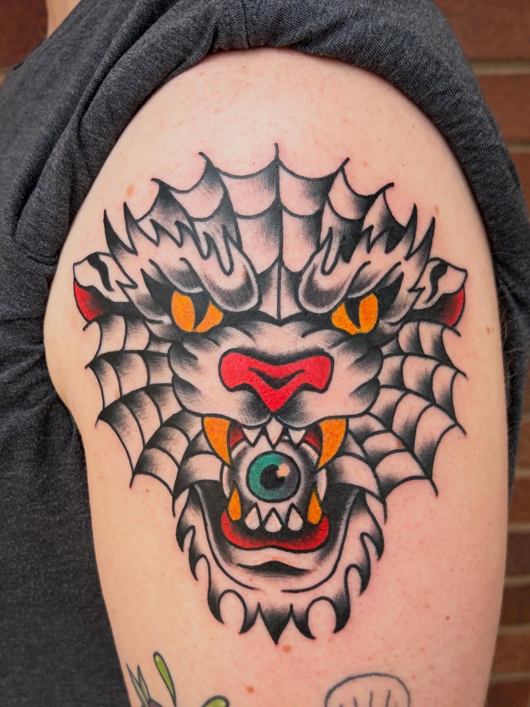 Tattoo by @asecularhazer — american_traditional, illustrative