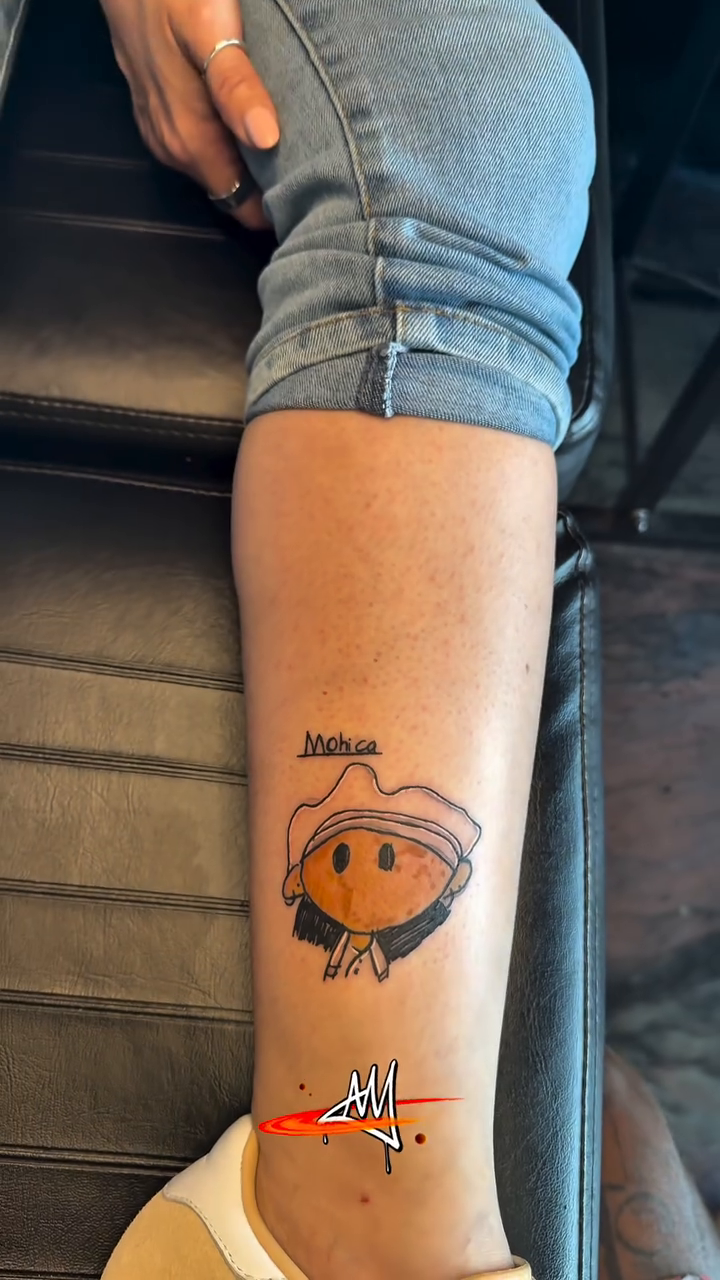 Tattoo by @ayem.ink — lettering_script