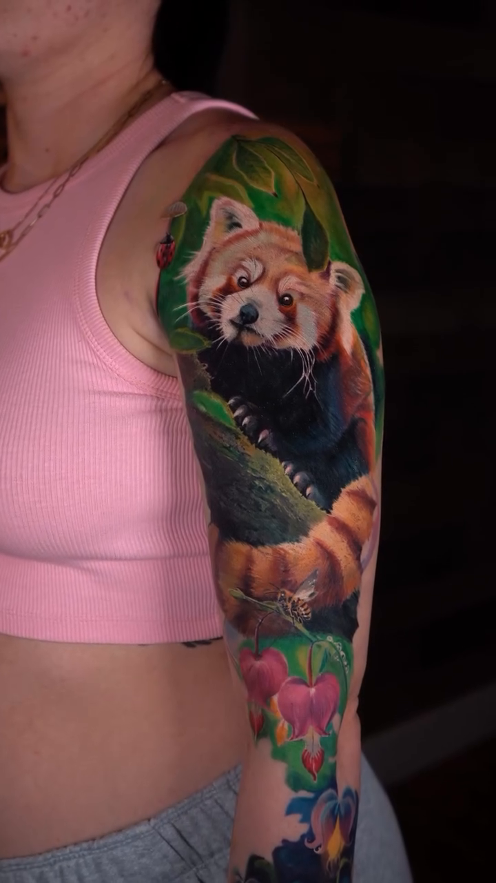 Tattoo by @davier_del_castillo โ realism, japanese_irezumi