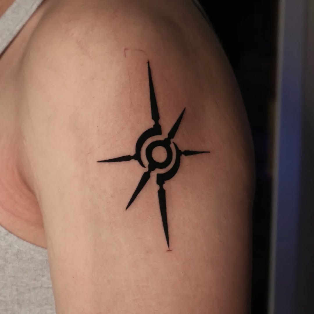 Tattoo by @joc_o_tattoo — blackwork, geometric