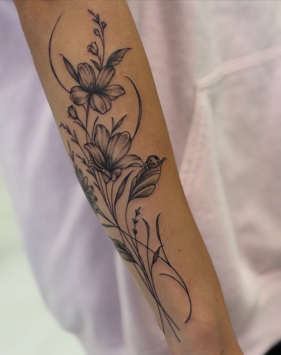 Tattoo by @dahl_house_art — fine_line, black_and_grey