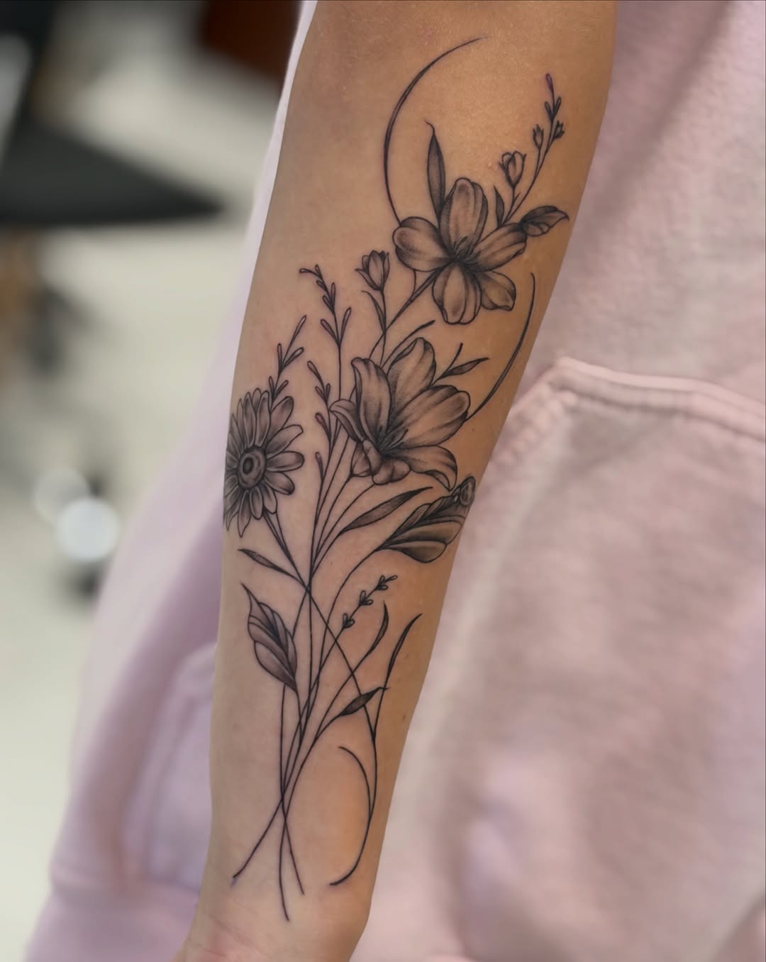 Tattoo by @dahl_house_art — fine_line, black_and_grey