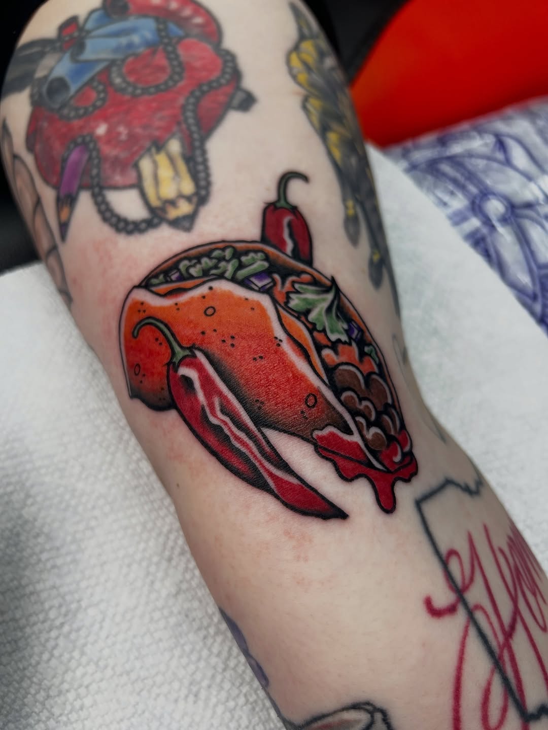 Tattoo by @dylanjamestattooer — american_traditional, illustrative