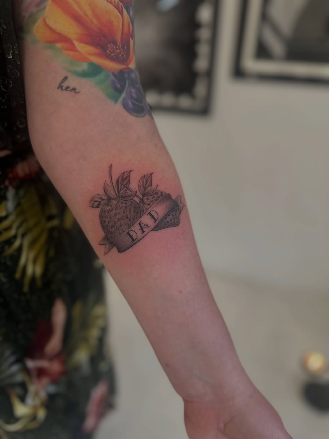 Tattoo by @tattoosbyric — fine_line, lettering_script