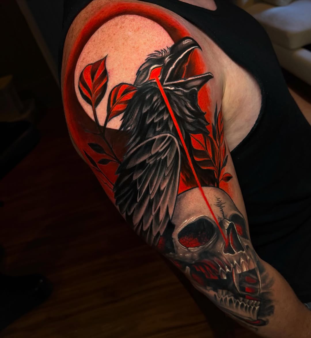 Tattoo by @coreyryantattoo — realism, black_and_grey