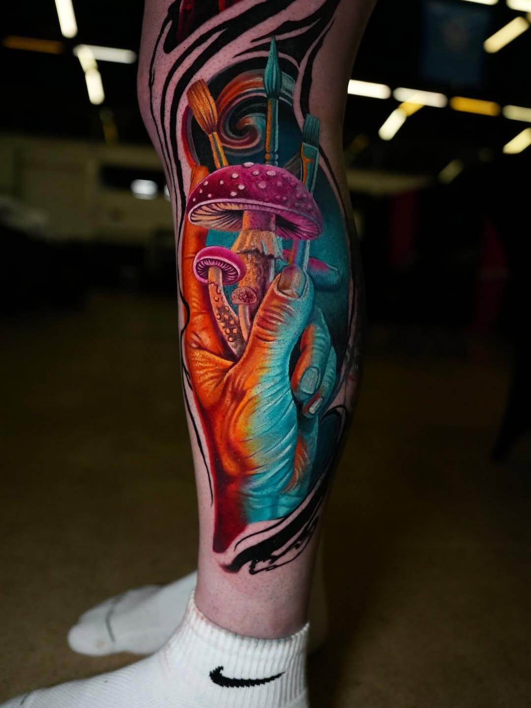 Tattoo by @alexeitattoohouston — realism, trash_polka