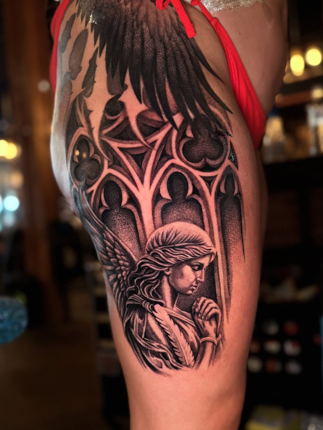 Tattoo by @mendoza.tattoo โ black_and_grey, realism