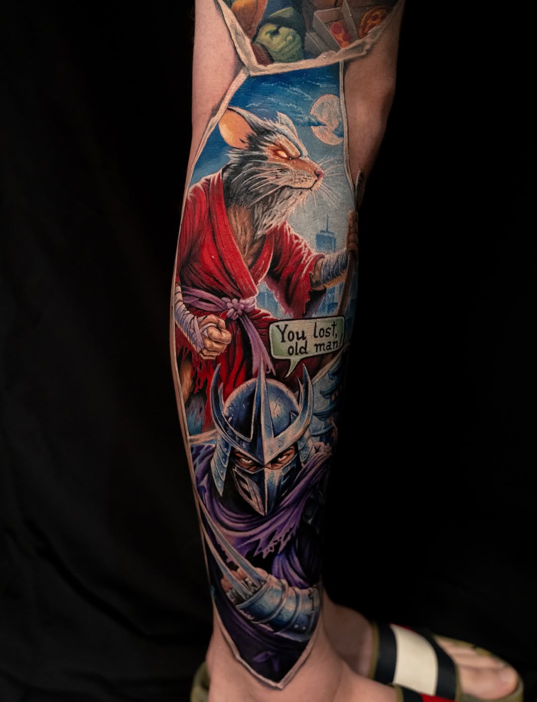 Tattoo by @oleksandr.dot — realism, anime