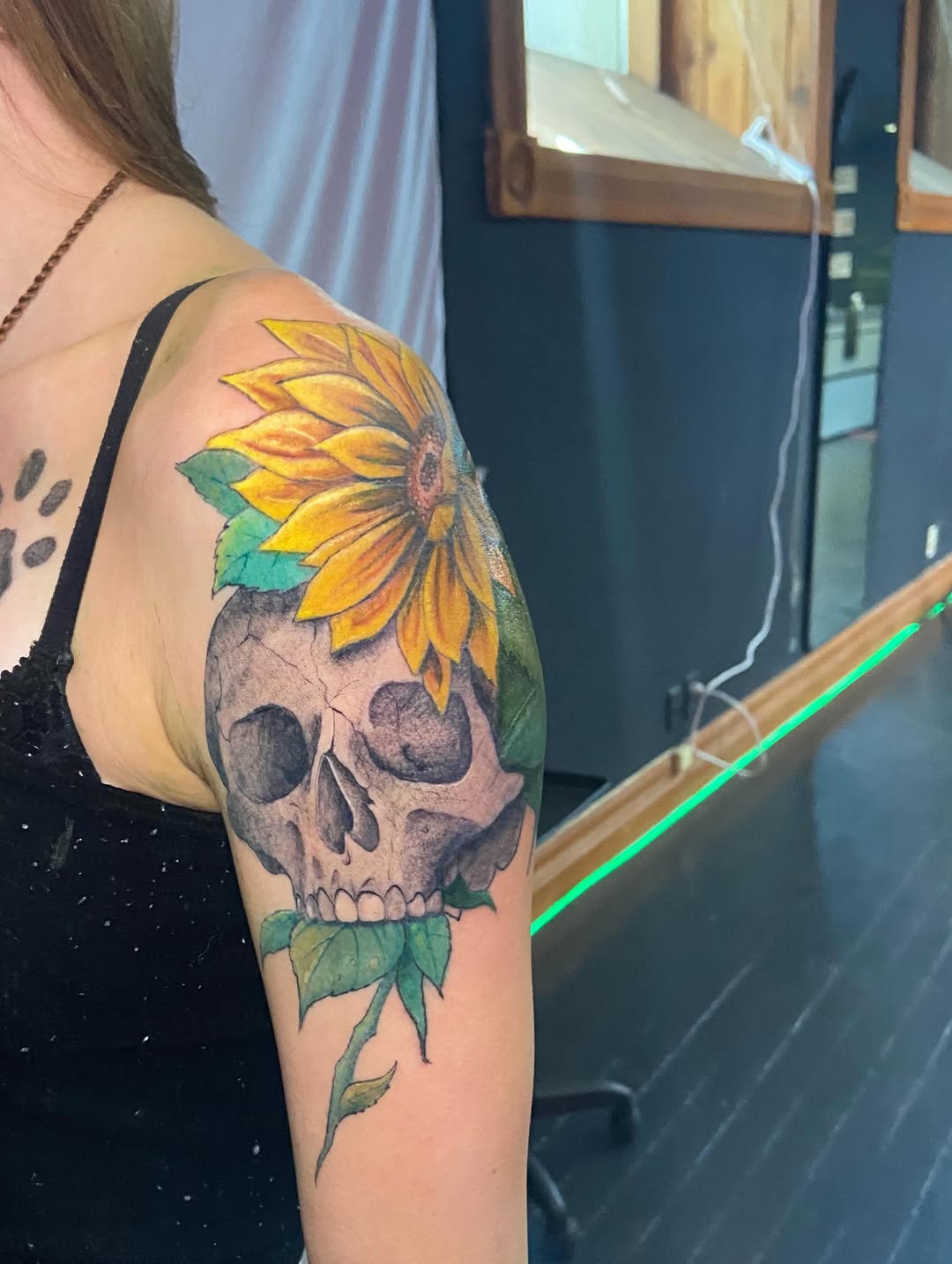 Tattoo by @tinyterrorink — realism, black_and_grey