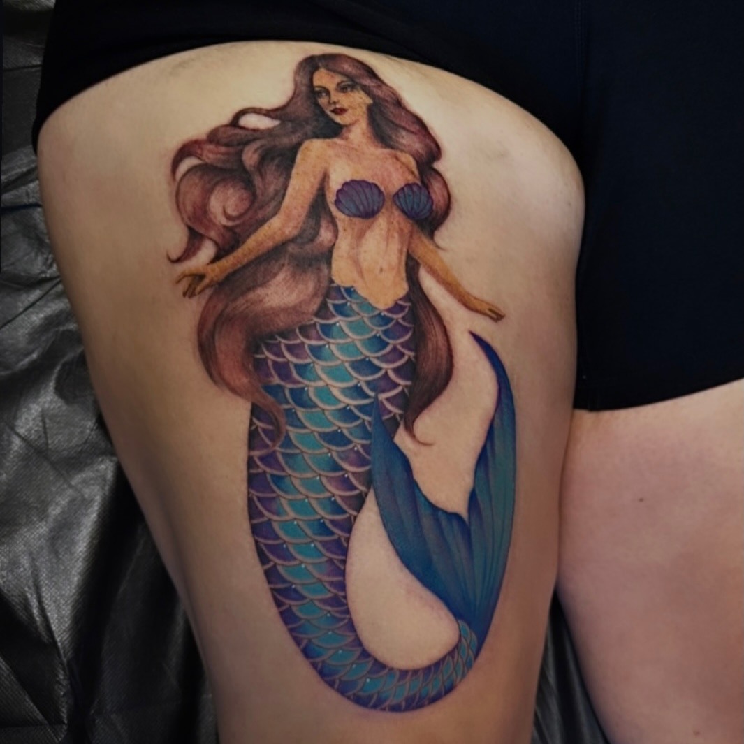 Tattoo by @hollee.ink — realism, illustrative