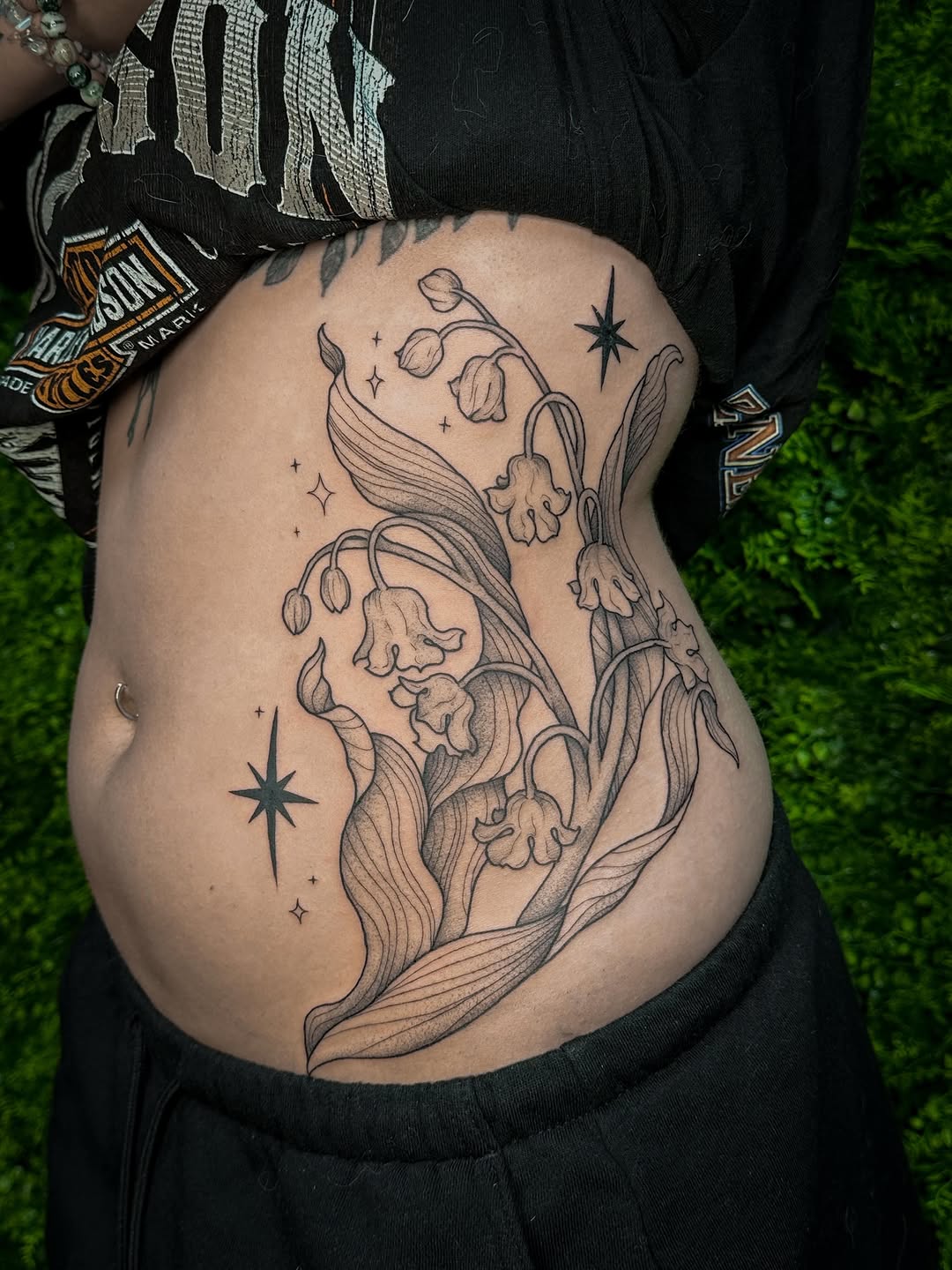 Tattoo by @rachtats — fine_line, black_and_grey