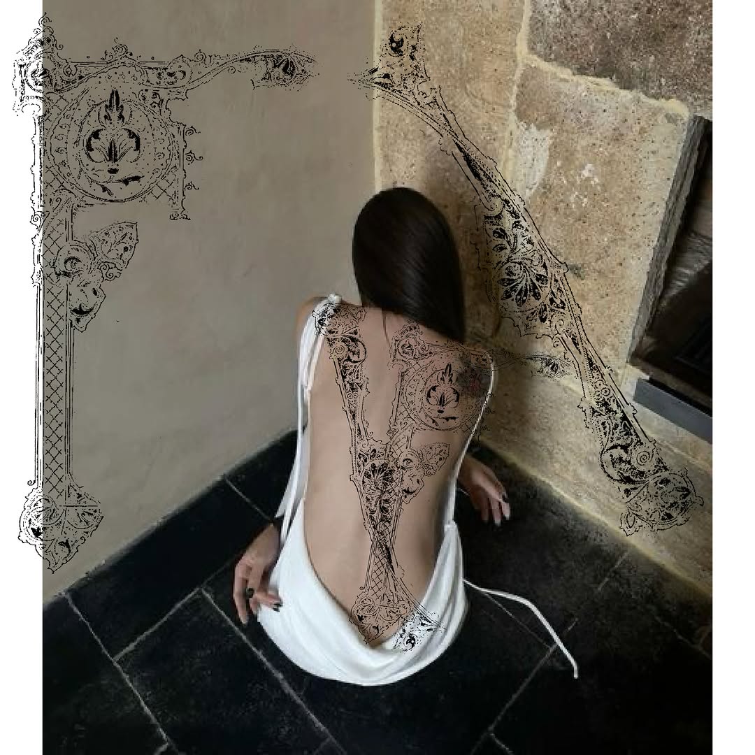 Tattoo by @douohv — blackwork, ornamental