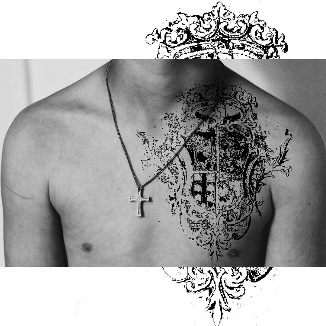Tattoo by @douohv — blackwork