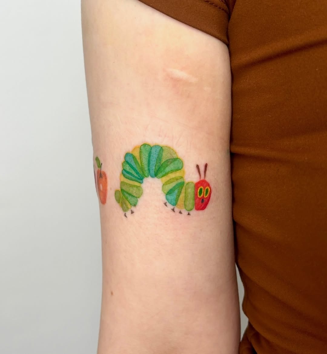 Tattoo by @notmarytattoos — watercolor, illustrative