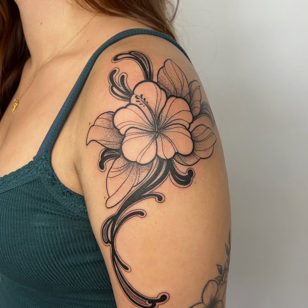 Tattoo by @notmarytattoos — fine_line, dotwork