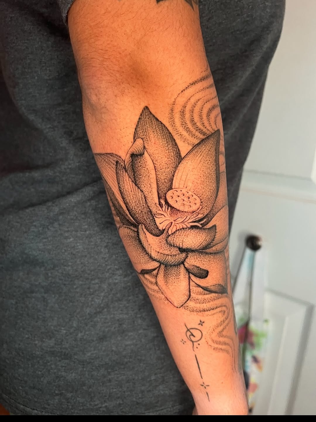 Tattoo by @natasha_schmidt_art — dotwork, illustrative