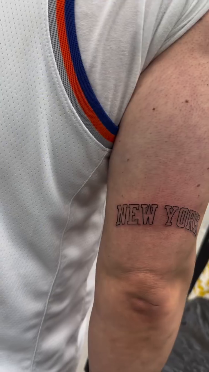 Tattoo by @lina_valentina — lettering_script, minimalist