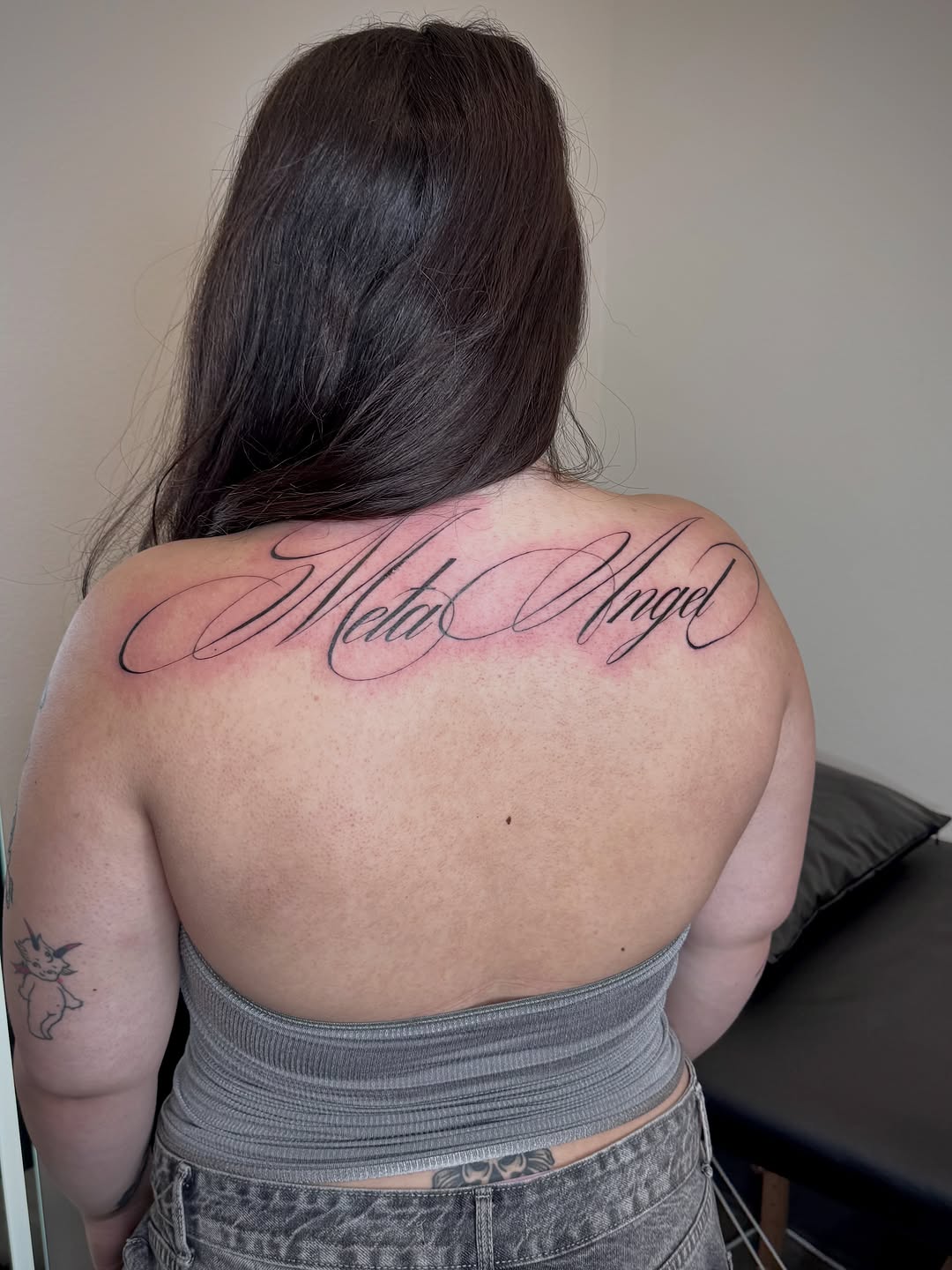 Tattoo by @zorniitsa — lettering_script, fine_line