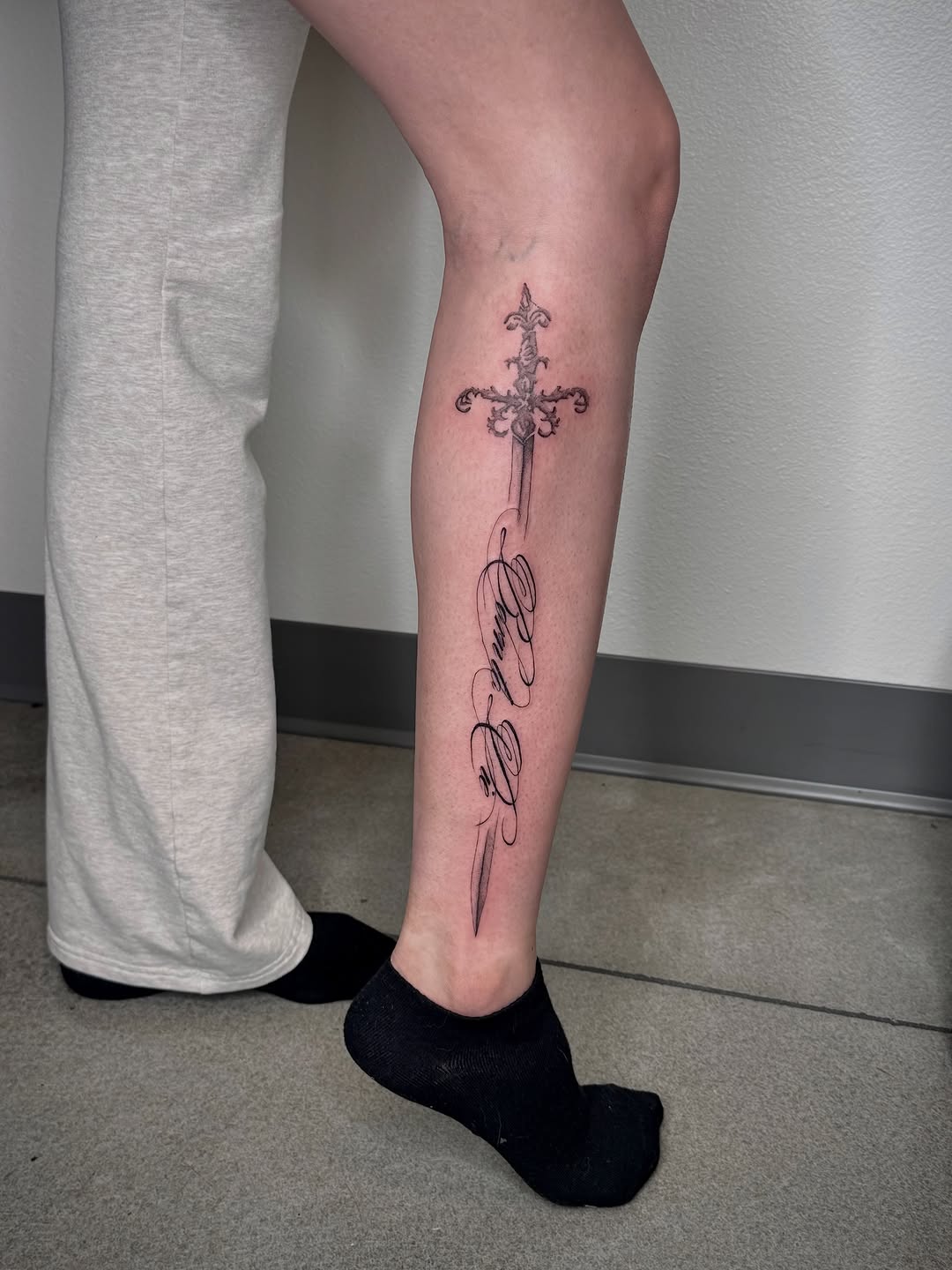 Tattoo by @zorniitsa — lettering_script, fine_line