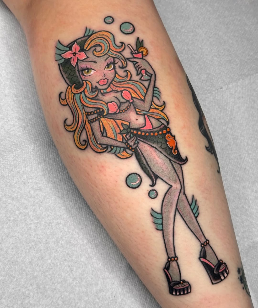 Tattoo by @kaylacancion — american_traditional, neo_traditional