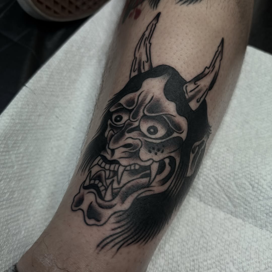 Tattoo by @_gvthicink — american_traditional, black_and_grey