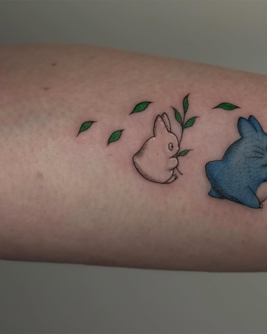 Tattoo by @carsytat — anime, fine_line