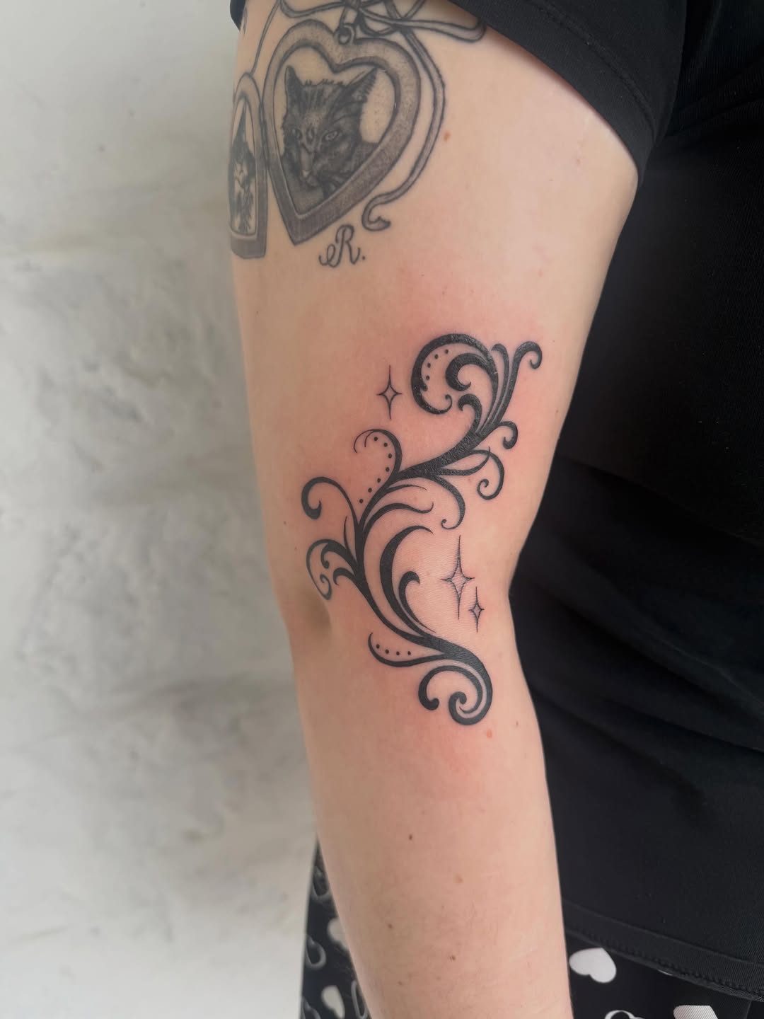 Tattoo by @meatofsnail — ornamental, blackwork