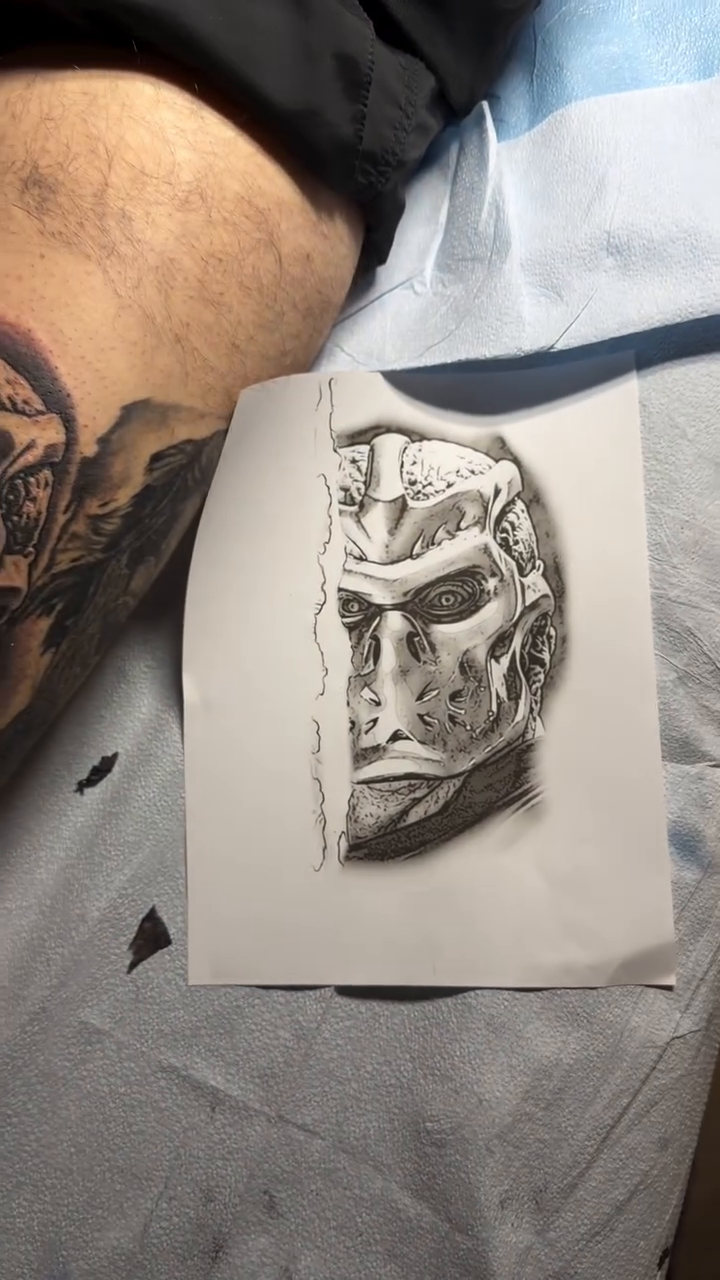 Tattoo by @kontakt90 — realism, dark_realism
