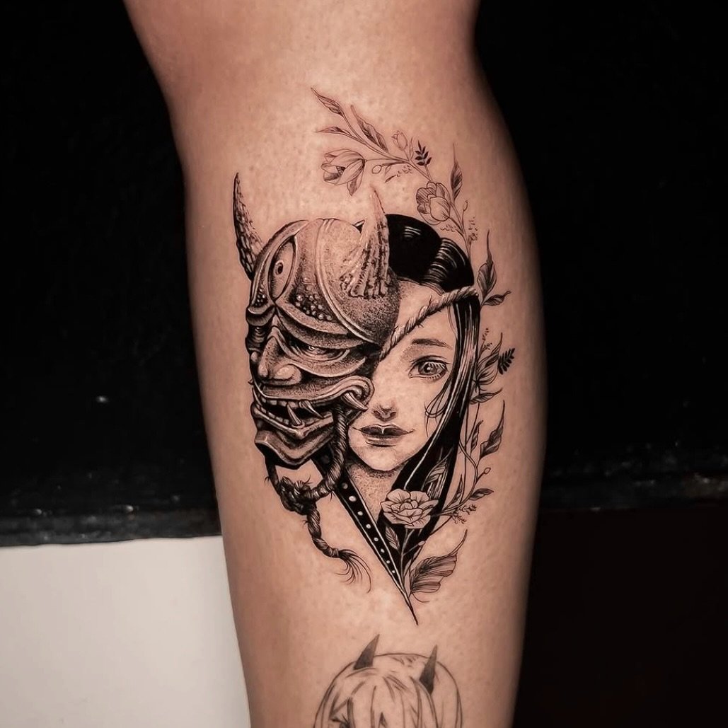 Tattoo by @mete.noir — illustrative, black_and_grey