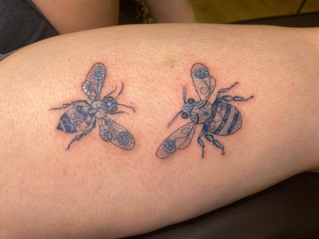 Tattoo by @katielou_tattoo โ illustrative, dotwork