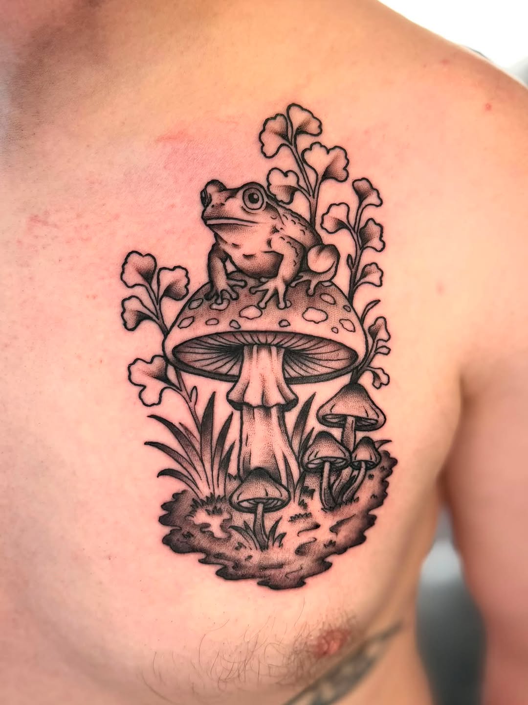 Tattoo by @edenroseink — black_and_grey
