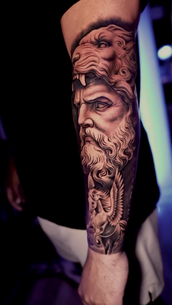 Tattoo by @artfabn โ realism, black_and_grey